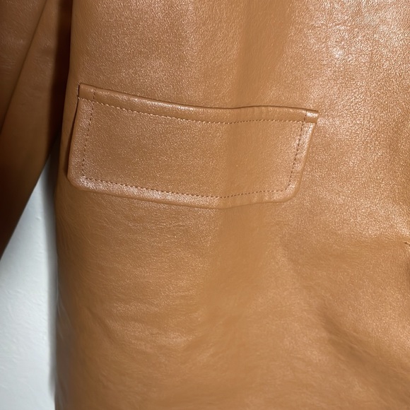 Donated 5/15 Nasty Gal oversized Outta the way vegan  blazer jacket, size 2 NWT - Picture 5 of 7